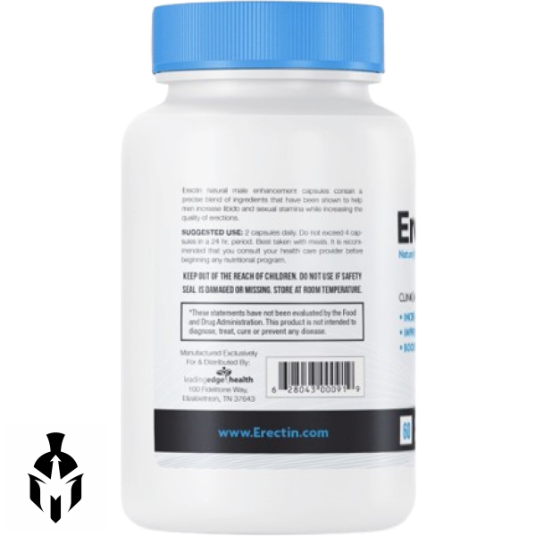 Erectin Natural Male Enhancement Supplement - 120 Capsules - Image 3