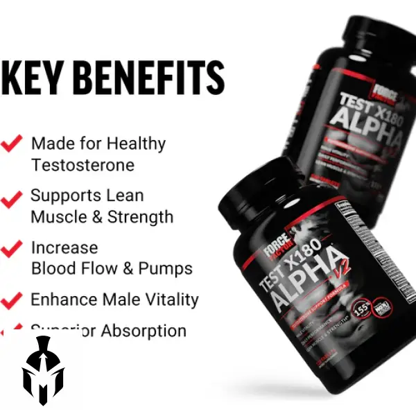 Test X180 Alpha: Premium Testosterone Booster for Peak Performance | 120 Tablets - Image 2