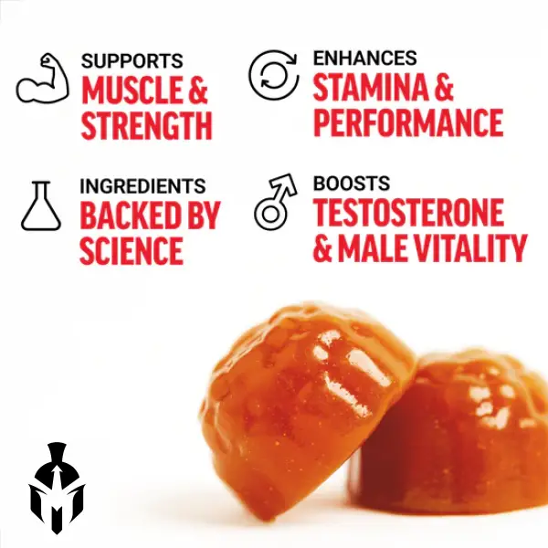 Force Factor Test X180 Gummies: Boost Testosterone Naturally | Berry Punch | 60 Gummies - Image 3