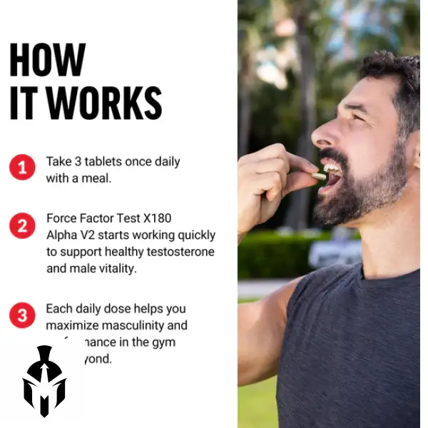 Test X180 Alpha: Premium Testosterone Booster for Peak Performance | 120 Tablets - Image 3