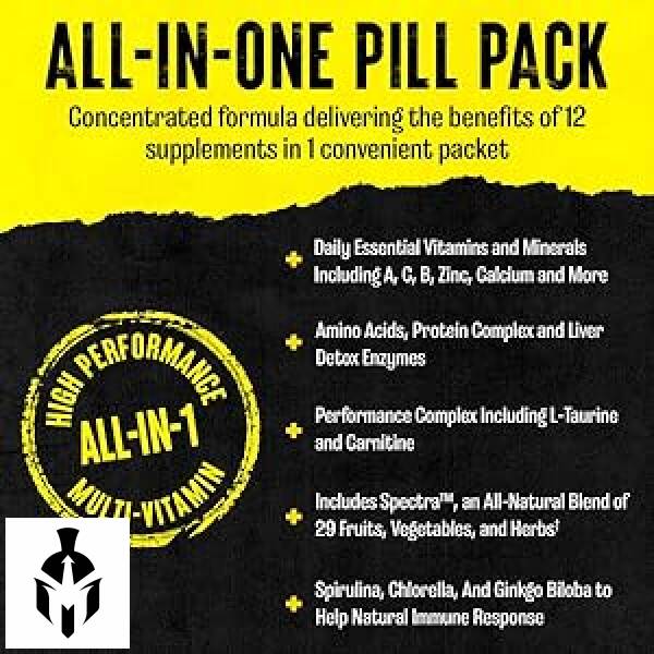 Animal Pak: Complete Multivitamin for Peak Athletic Performance | 30 Packs - Image 3
