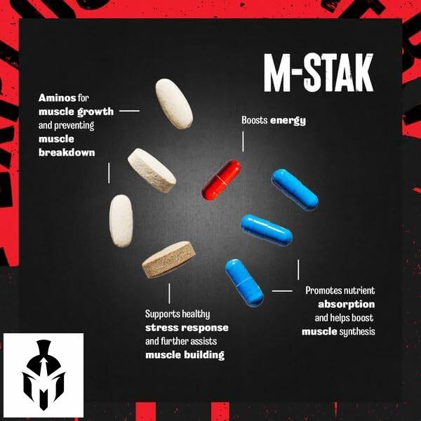 Animal M-Stak: Non-Hormonal Muscle Builder for Hard Gainers | 21 Packs - Image 3