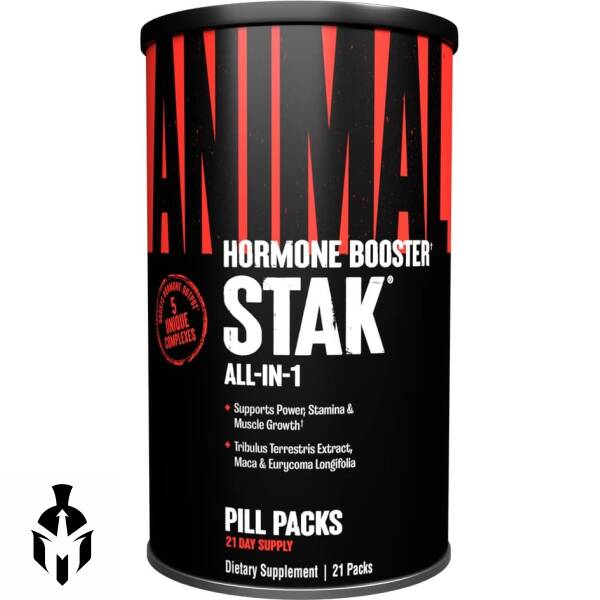 Animal Stak: Complete Natural Hormone Booster for Muscle Growth & Strength | 21 Packs