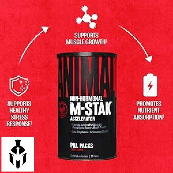 Animal M-Stak: Non-Hormonal Muscle Builder for Hard Gainers | 21 Packs - Image 8