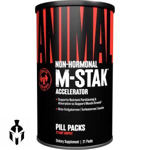 Animal M-Stak: Non-Hormonal Muscle Builder for Hard Gainers | 21 Packs