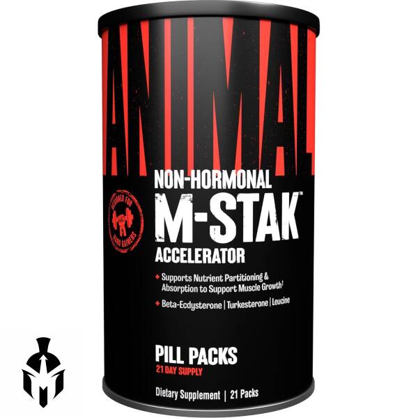 Animal M-Stak: Non-Hormonal Muscle Builder for Hard Gainers | 21 Packs
