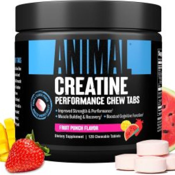 Animal Creatine Performance Chews Tabs | 120 Chewable Tabs