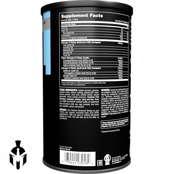 Animal Omega: Essential Fatty Acids | 30 Packs - Image 3