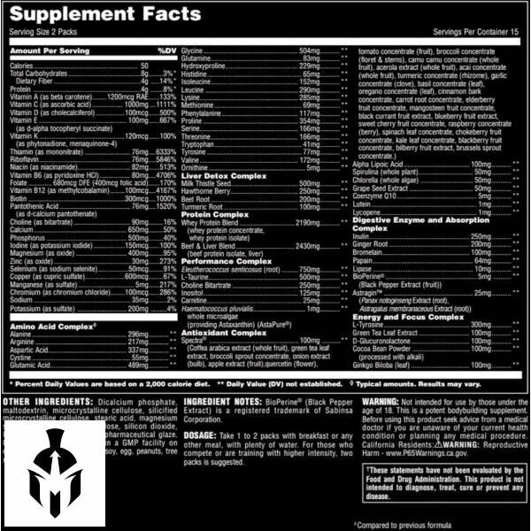 Animal Pak: Complete Multivitamin for Peak Athletic Performance | 30 Packs - Image 2