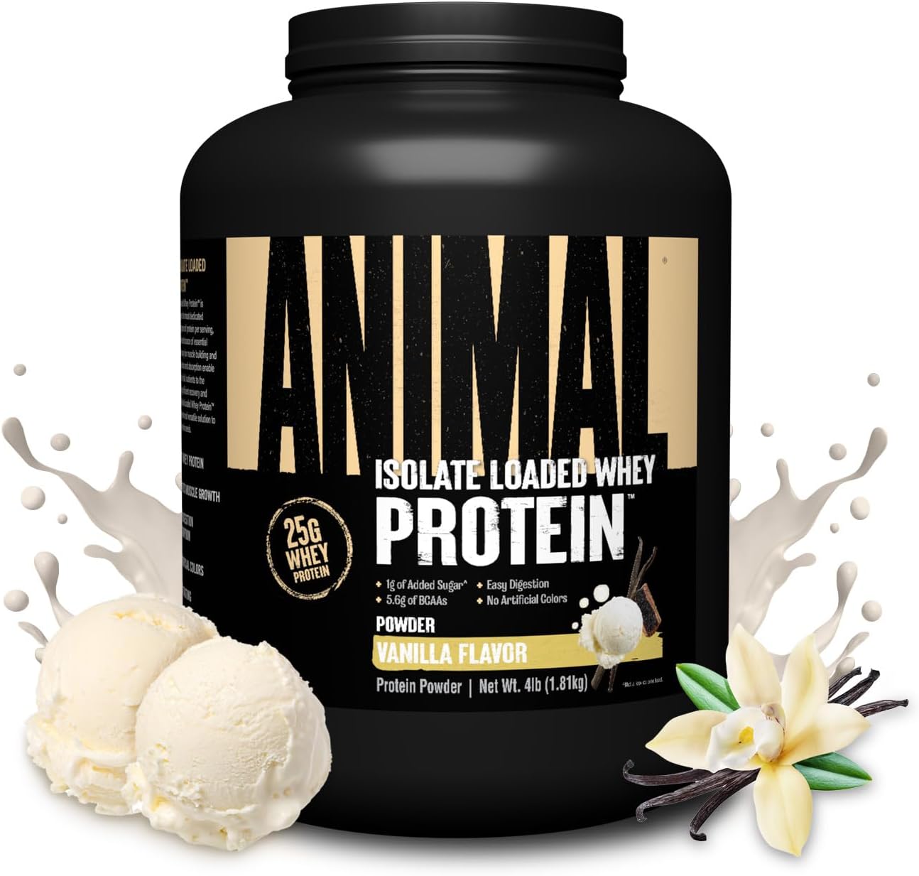 Animal Whey Isolate: Premium Protein for Muscle Growth & Recovery | 1.81 kG