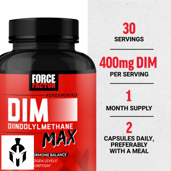 DIM Max 400mg | Premium Men's Hormone Support | Force Factor - 60 Capsules - Image 6