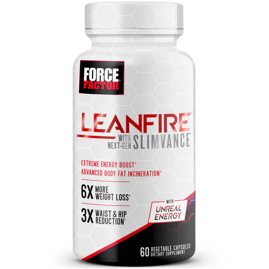 Force Factor LeanFire: Next-Gen SLIMVANCE Formula | Advanced Weight Management Support | 60 Capsules