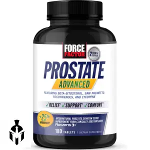 Force Factor Prostate Advanced: Complete Prostate Health Support | 180 Capsules