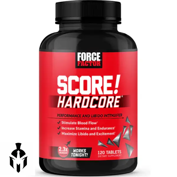Force Factor SCORE! Hardcore: Ultimate Male Enhancement Formula | 120 Capsules