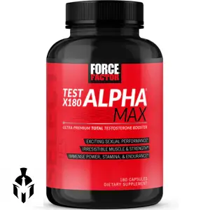 Test X180 Alpha Max: Ultra-Premium Total Testosterone Booster | 180 Tablets