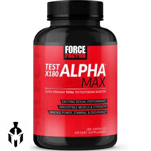 Test X180 Alpha Max: Ultra-Premium Total Testosterone Booster | 180 Tablets