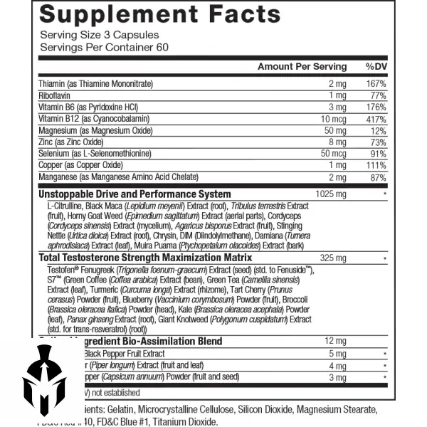 Test X180 Alpha Max: Ultra-Premium Total Testosterone Booster | 180 Tablets - Image 2