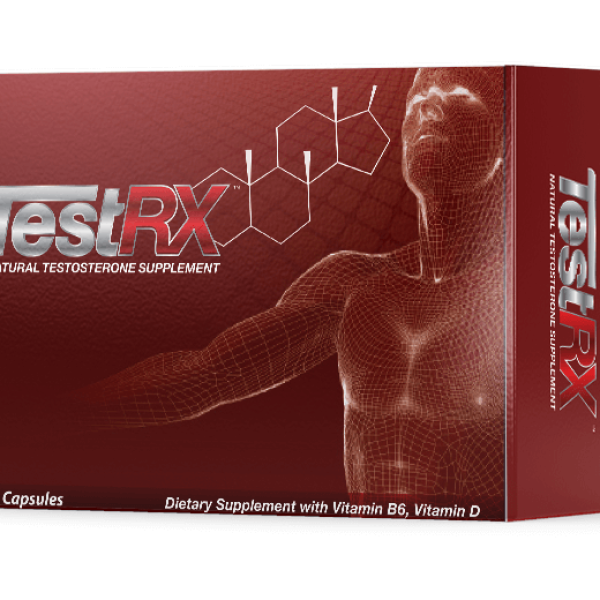 TestRx – Natural Testosterone Booster - 120 Capsules