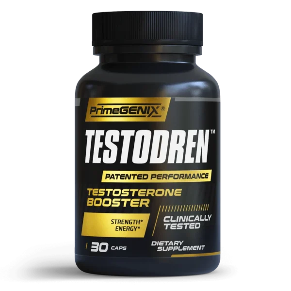 Testodren: Natural Testosterone Booster - 30 Capsules