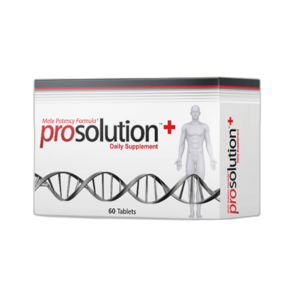 ProSolution+ Clinical Formula | Natural Male Enhancement Solution | 60 Capsules