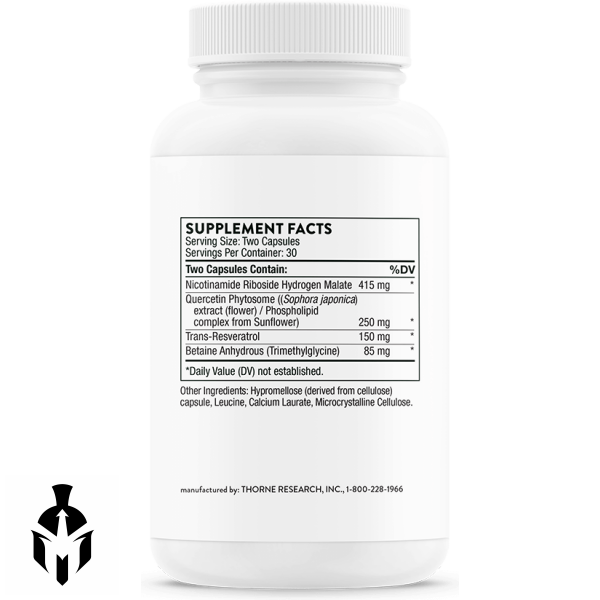 Thorne ResveraCel | NAD+ Booster for Healthy Aging & Cellular Energy | 60 Capsules - Image 2