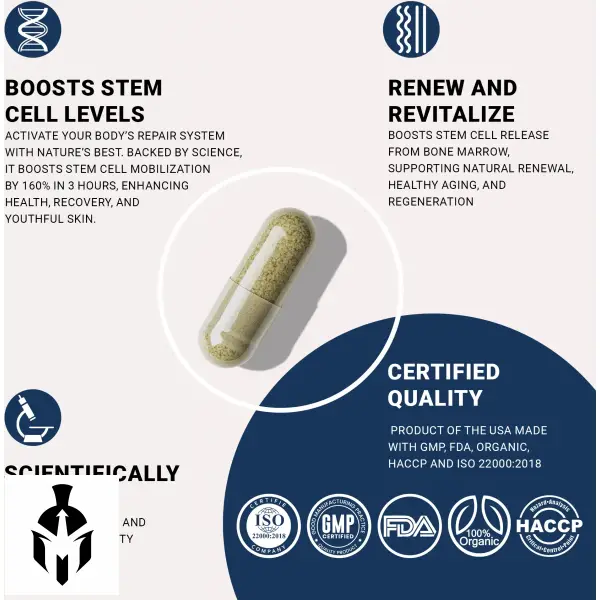 ⁦Stem-XR | مكمل طبيعي لدعم الخلايا الجذعية⁩ - الصورة ⁦8⁩